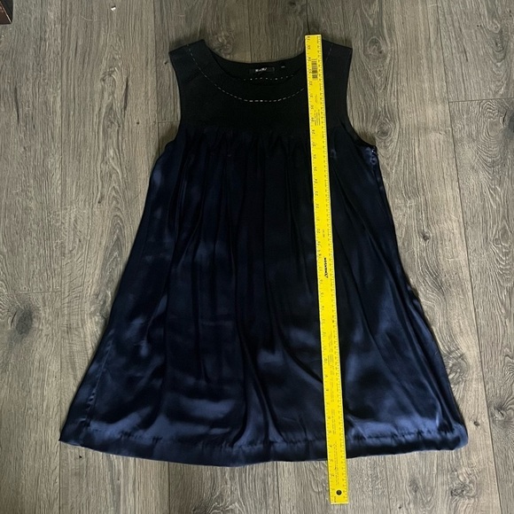 Miss Me Navy and Black Sleeveless Trapeze Women's Dress Size Medium - Picture 7 of 7